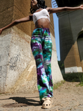distressed tie dye bellbottoms