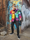 Groovy RAINBOW GALAXY Denim Jacket