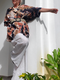 Hand Dyed One Size Linen Top