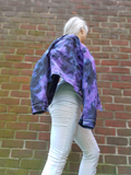 Asa style photo, I have the jacket over my right shoulder - a side photo, face away.