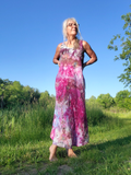 ROSES Ice Dye Linen Dress
