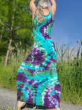 a back view of the maxi dress
