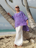 loose fit pure linen tunic