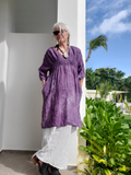 side pockets, gauzy pure linen fabric