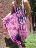 Funky Tie Dye Harem Style Jumpsuit