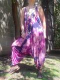 Funky Tie Dye Harem Style Jumpsuit