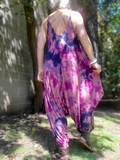 Funky Tie Dye Harem Style Jumpsuit