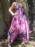 Funky Tie Dye Harem Style Jumpsuit