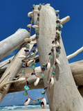 Long Beachy Layering Necklace with Shells