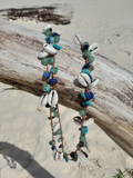 1-2-3 layer necklace, 7-times wrap bracelet