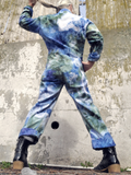 back of the same coveralls