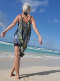 a back shot at the beach