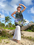 great beach cover p or tunic with pants, shorts