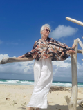 a mood shot at the beach, wind bowing