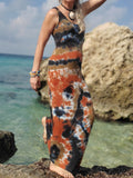 Earthy Tie Dye Tank Dress