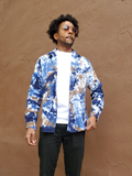 Tie Dye Linen Blend Shirt