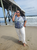 a mood shot - with the pier and the ocean in the background