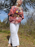 ICE DYE Linen Tunic