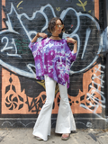 PURPLE LOVERS Oversized Kaftan Style Tunic