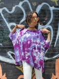PURPLE LOVERS Oversized Kaftan Style Tunic