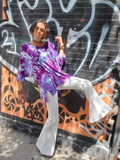PURPLE LOVERS Oversized Kaftan Style Tunic