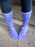 DISTRESSED LAVENDER Hand-Dyed Socks