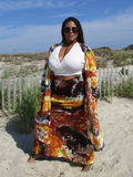 A frontal shot; hands in pockets, My has a pair of sunglasses on, looking very very pretty!