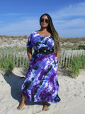 MIDNIGHT Tie Dye Maxi Dress