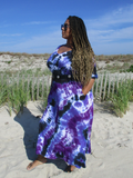 MIDNIGHT Tie Dye Maxi Dress