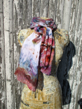 ICE DYE Gauze Cotton Scarf or Shawl