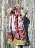 ICE DYE Gauze Cotton Scarf or Shawl