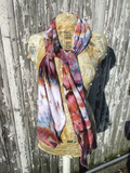 ICE DYE Gauze Cotton Scarf or Shawl