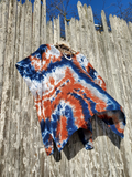 Short Beach Kaftan in Earthy Colors