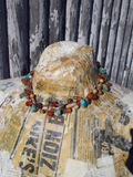 Crocheted SANTA FE Necklace, 36"