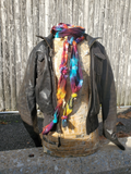 Rainbow Galaxy Extra Long Tie Dye Scarf