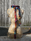 Rainbow Galaxy Extra Long Tie Dye Scarf