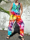 really big pockets, colorful tie dye