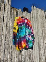 Super Groovy Cotton Sweater, Tie Dye Rainbow, RARE FIND