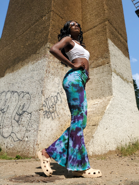 Tie dye bell deals bottoms