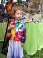 Kid's Tie Dye Jacket in RAINBOW GALAXY