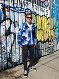 BLUES Tie Dye Denim Jacket