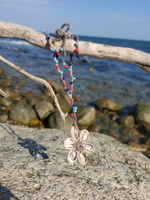 Flower Child Beaded Shell Necklace