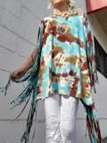 One Size Funky Tunic with Fringes