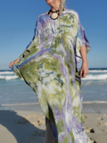 a breezy beachy kaftan in green-blue