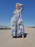 Monet Ice Dye Linen Jumpsuit, Fits 8-14