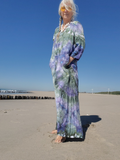 Monet Ice Dye Linen Jumpsuit, Fits 8-14