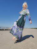 Monet Ice Dye Linen Jumpsuit, Fits 8-14