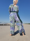 Monet Ice Dye Linen Jumpsuit, Fits 8-14
