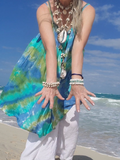 The dress is kind of the "background for this shot; I'm mostly showing off the few shells and hemp jewelry I made. Cool mood.... Very beachy!