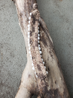 Moon Shells  & Amazonite Beads Boho Bracelet